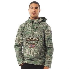 Buy Napapijri Mens Rainforest Summer Print 2 Anorak Camo Green