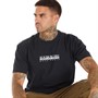 Napapijri Mens Box Logo 3 T-Shirt Black