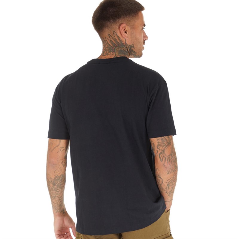 Napapijri Mens Box Logo 3 T-Shirt Black