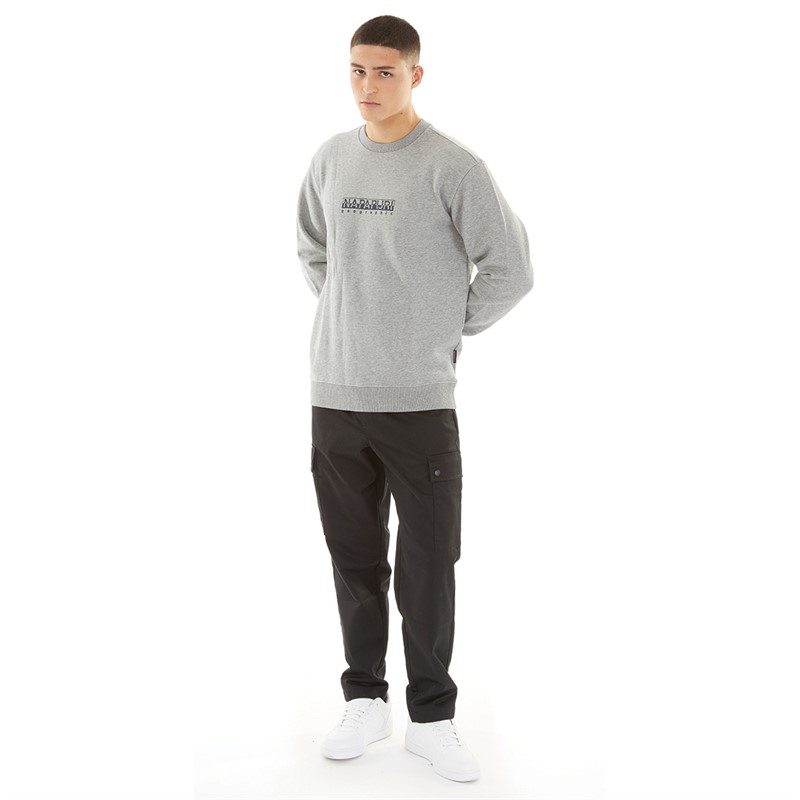 Napapijri large store logo crew sweatshirt