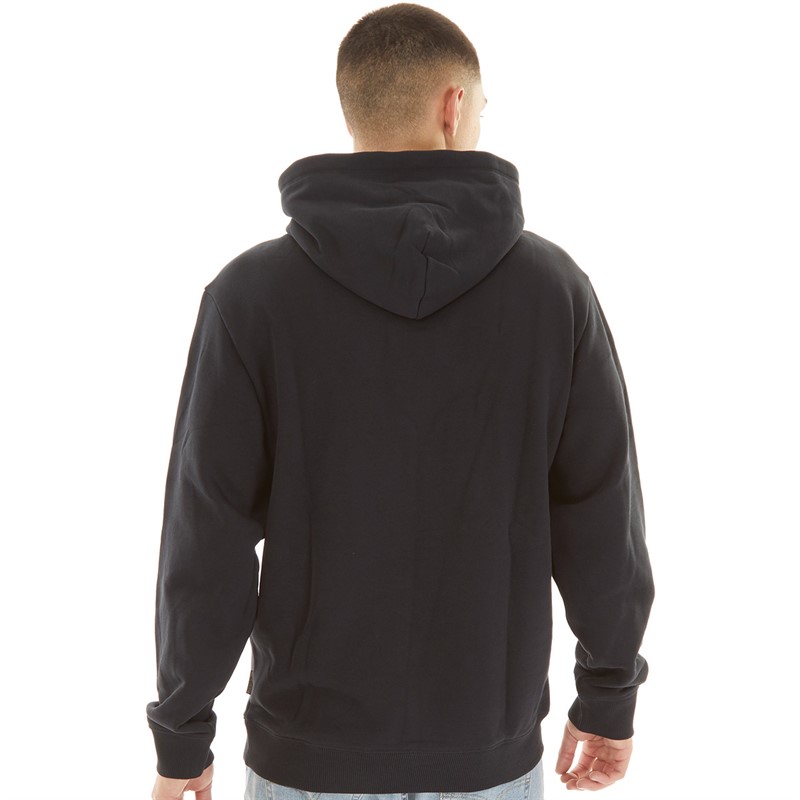 Napapijri Mens Box Logo Hoodie Black