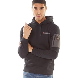 Buy Napapijri Mens Belk Hoodie Black