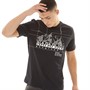 Napapijri Mens Frame Logo T-Shirt Black