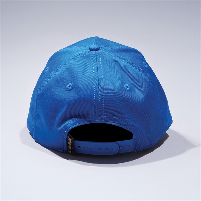 Napapijri Mens Box Logo Cap Blue Lapis