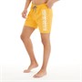 Napapijri Mens Box Logo Swim Shorts Yellow Kumquat