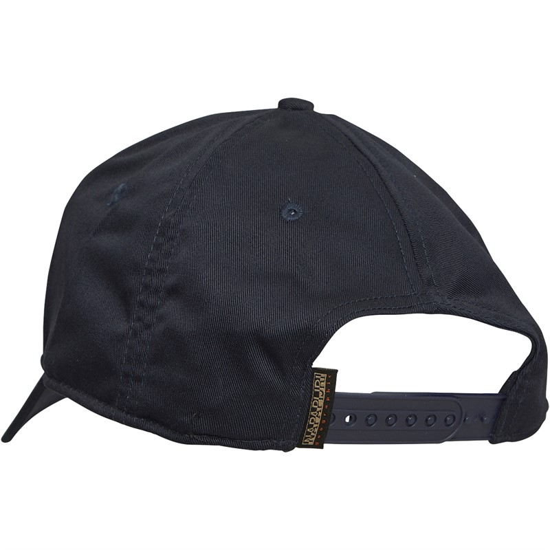 Napapijri Mens Box Logo Cap Blue Marine