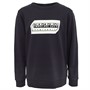 Napapijri Junior Boys Kitik Logo Crew Neck Sweatshirt Blue Marine