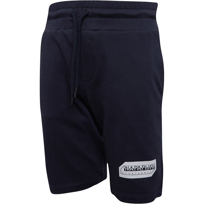 Napapijri Junior Boys Kitik Logo Shorts Blue Marine