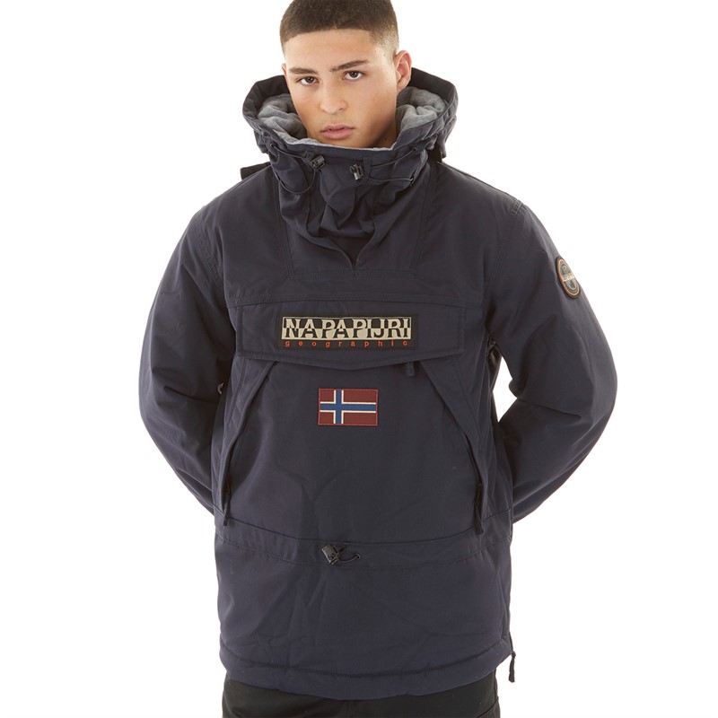 Napapijri coat blue best sale