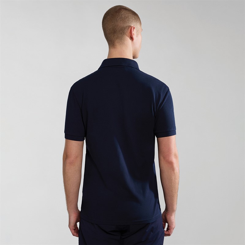 Napapijri Mens Eolanos Polo Shirt Blue Marine