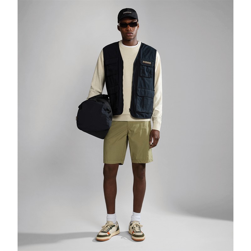 Napapijri Mens Nakuru Chino Shorts Green Lichen