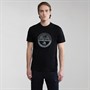 Napapijri Mens Bollo Graphic T-Shirt Black