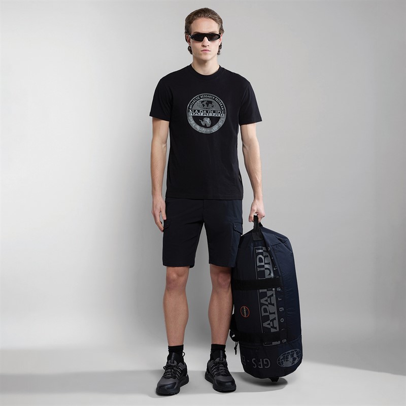 Napapijri Mens Bollo Graphic T-Shirt Black