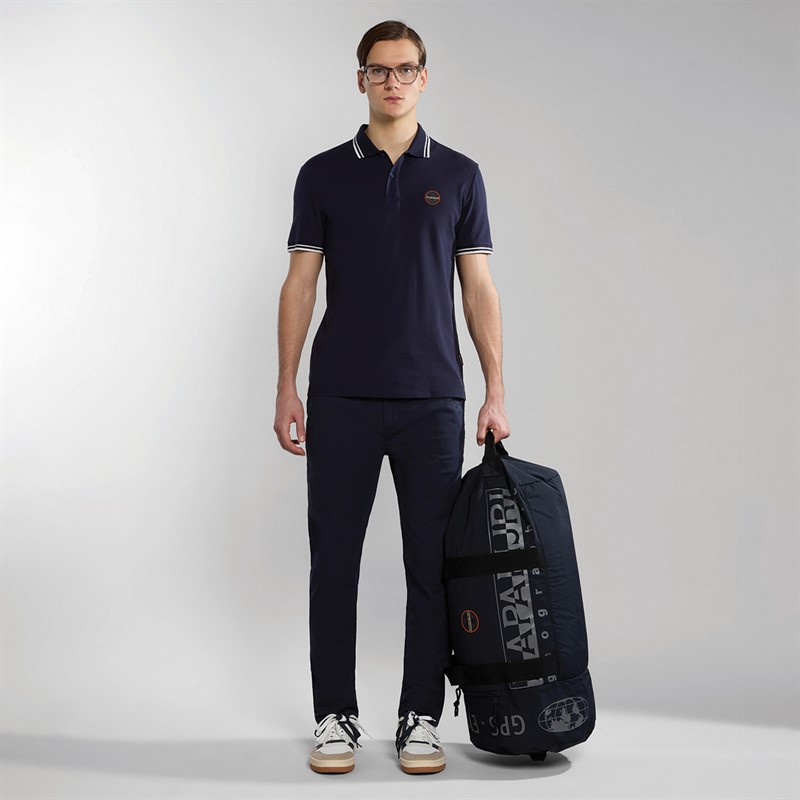 Napapijri Mens Macas Polo Shirt Blue Marine