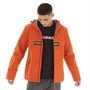 Napapijri Mens Rainforest Ripstop Full Zip Anorak Jacket Orange Burnt