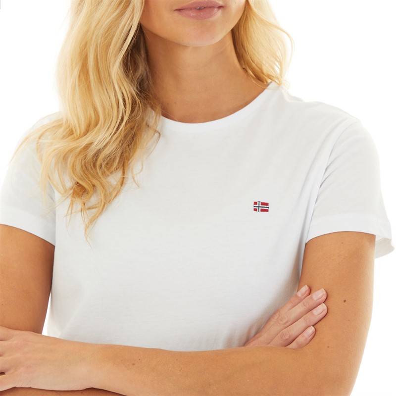 Napapijri Womens Sure T-Shirt Bright White