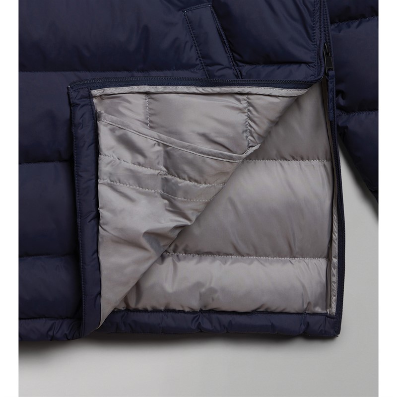 Napapijri Womens Northfarer Padded Long Anorak Blue Marine