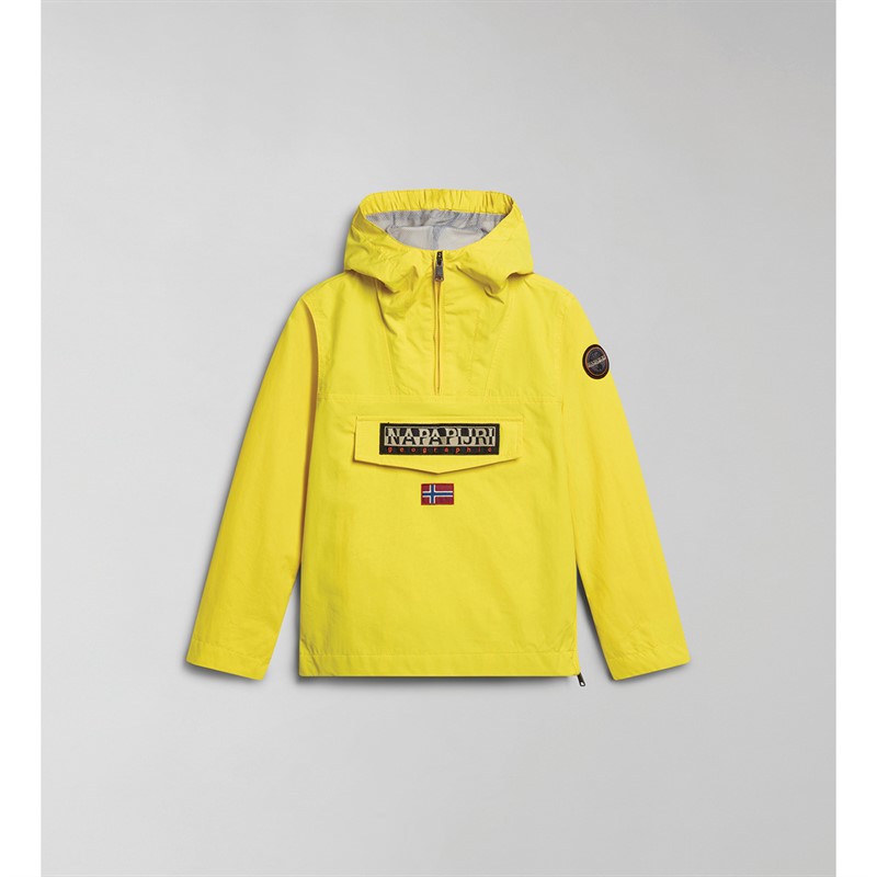 Napapijri Junior Rainforest Summer 4 Anorak Yellow Visible