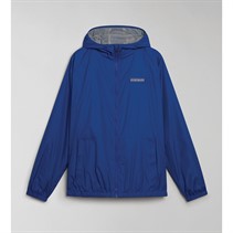 Napapijri Mens Morgex Hooded Jacket Blue Mazarin