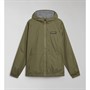 Napapijri Mens Morgex Hooded Jacket Green Lichen