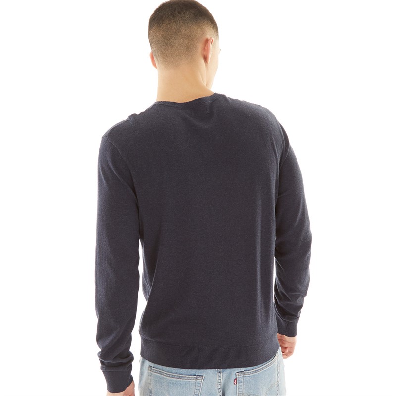 Napapijri Mens Darca Long Sleeve Top Blue Marine