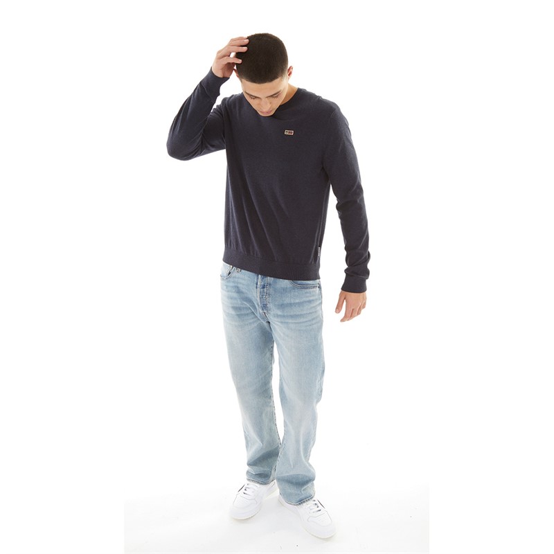 Napapijri Mens Darca Long Sleeve Top Blue Marine