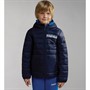Napapijri Junior Boys Verna Padded Hooded Jacket Blue Marine