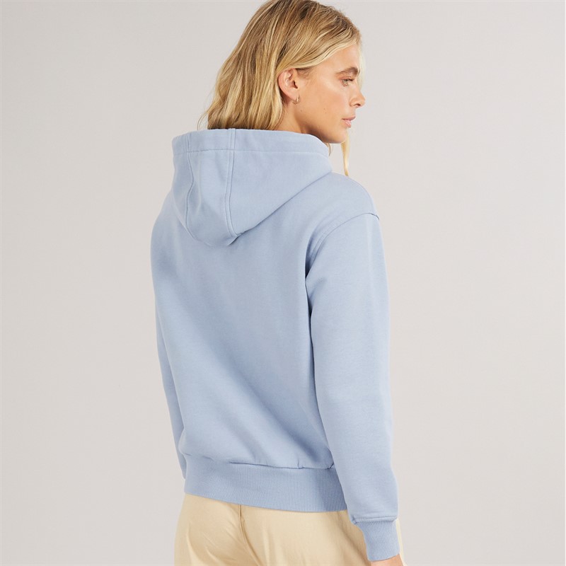 Napapijri Womens Box Logo Hoodie Troposphere