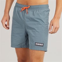 Napapijri Mens Box Logo Swim Shorts Stormy Weat