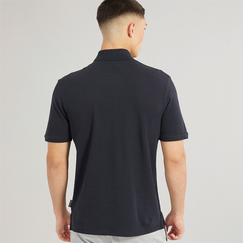 Napapijri Mens Ebea 2 Polo Shirt Black