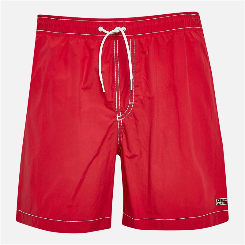 Napapijri Mens Verona 2 Swim Shorts Red Barberry - Size S