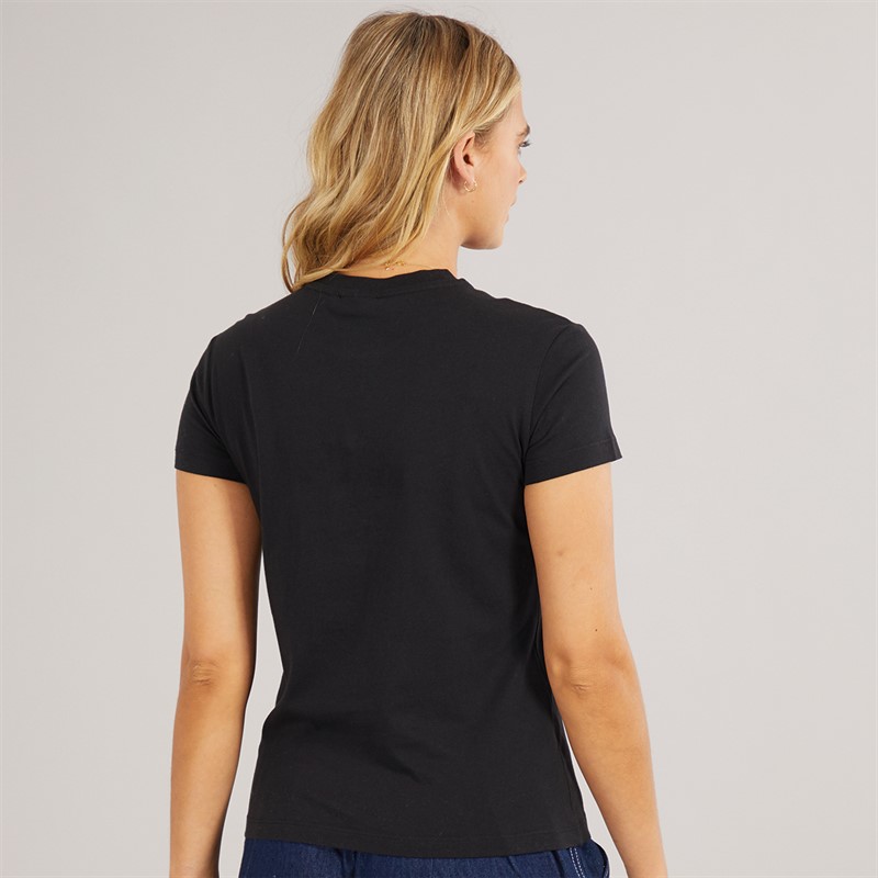 Napapijri Womens Box Logo T-Shirt Black