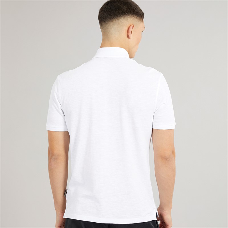 Napapijri Mens Ebea 2 Polo Shirt Bright White