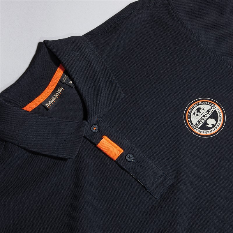 Napapijri Mens Clanis Polo Shirt Black Beauty