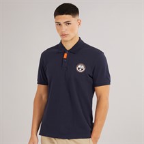 Napapijri Mens Clanis Polo Shirt Blu Marine