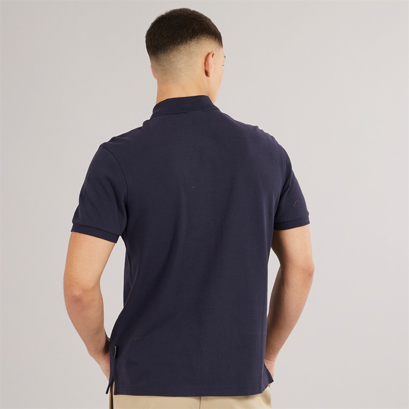 Napapijri Mens Clanis Polo Shirt Blu Marine