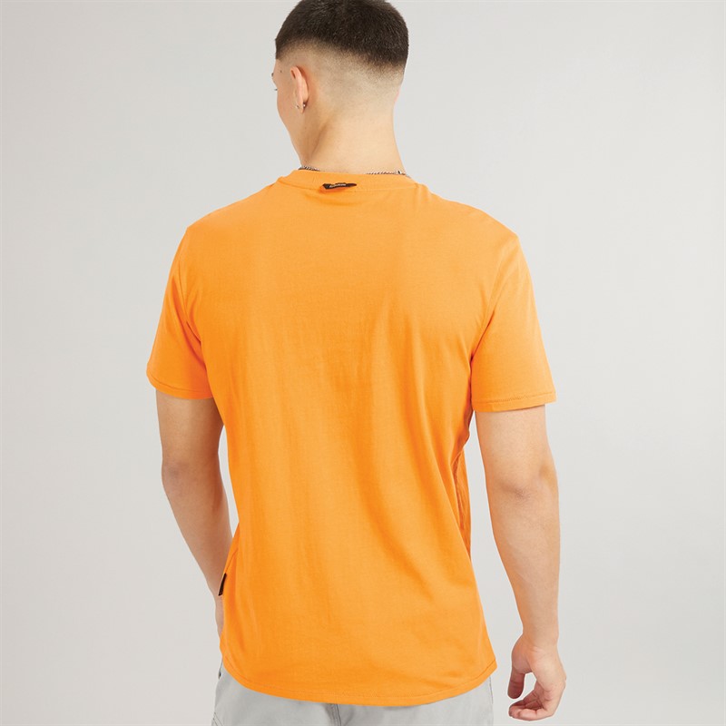 Napapijri Mens Turin Graphic Logo T-Shirt Apricot