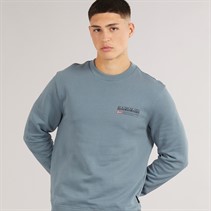Napapijri Mens Kasba Crew Neck Sweatshirt Stormy Weat