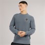 Napapijri Mens Prado Ribbed Knitted Crew Neck Jumper Stormy Weat
