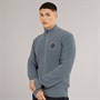 Napapijri Mens Prado Ribbed Knitted Full Zip Jumper Stormy Weat