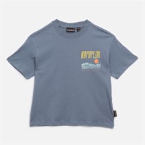Napapijri Kids Sella Graphic T-Shirt Stormy Weat