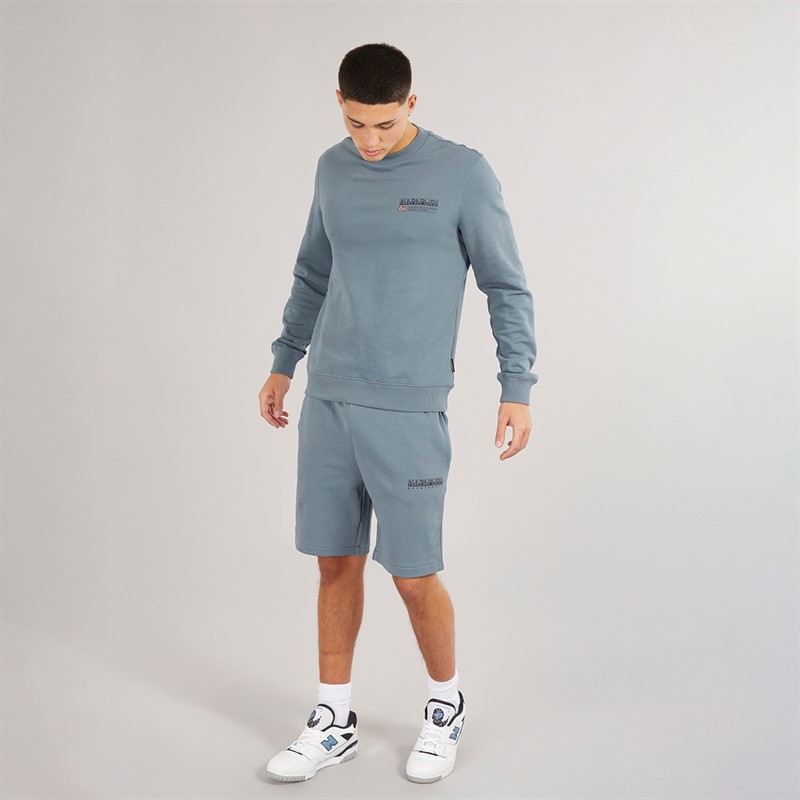 Napapijri Mens Gori Sweat Shorts Stormy Weat