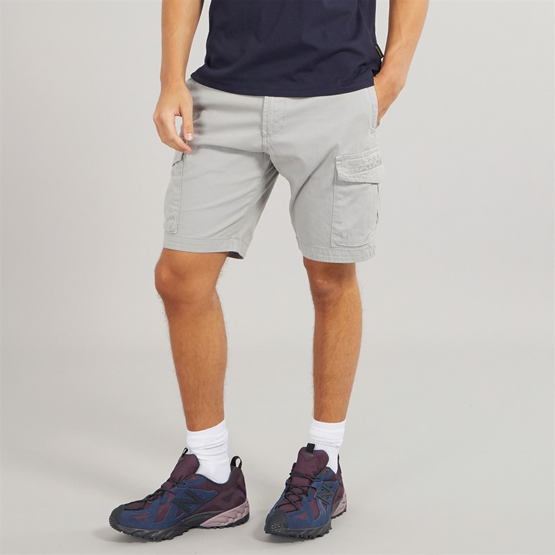 Napapijri Mens Deline Cargo Shorts Ultimate Grey - Size XL