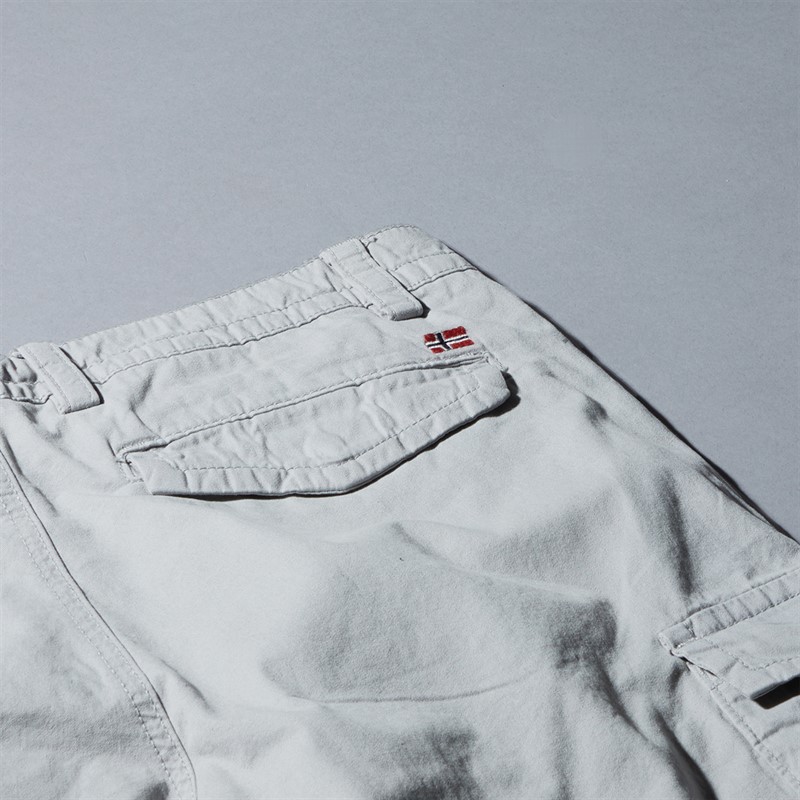 Napapijri Mens Deline Cargo Shorts Ultimate Grey