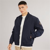 Napapijri Mens Montale Bomber Jacket Blue Marine