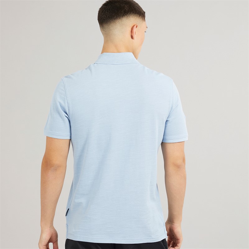 Napapijri Mens Ebea 2 Polo Shirt Soft Chambray