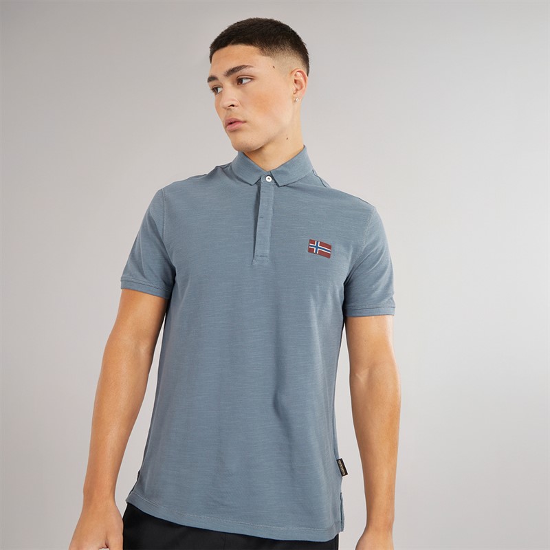 Napapijri Mens Ebea 2 Polo Shirt Stormy Weat