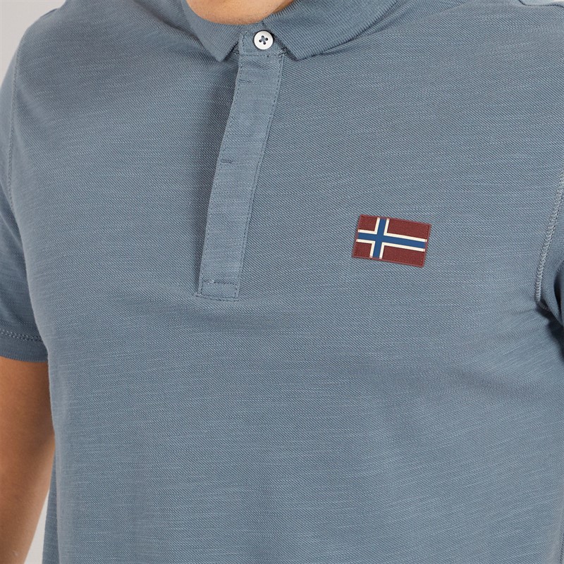 Napapijri Mens Ebea 2 Polo Shirt Stormy Weat