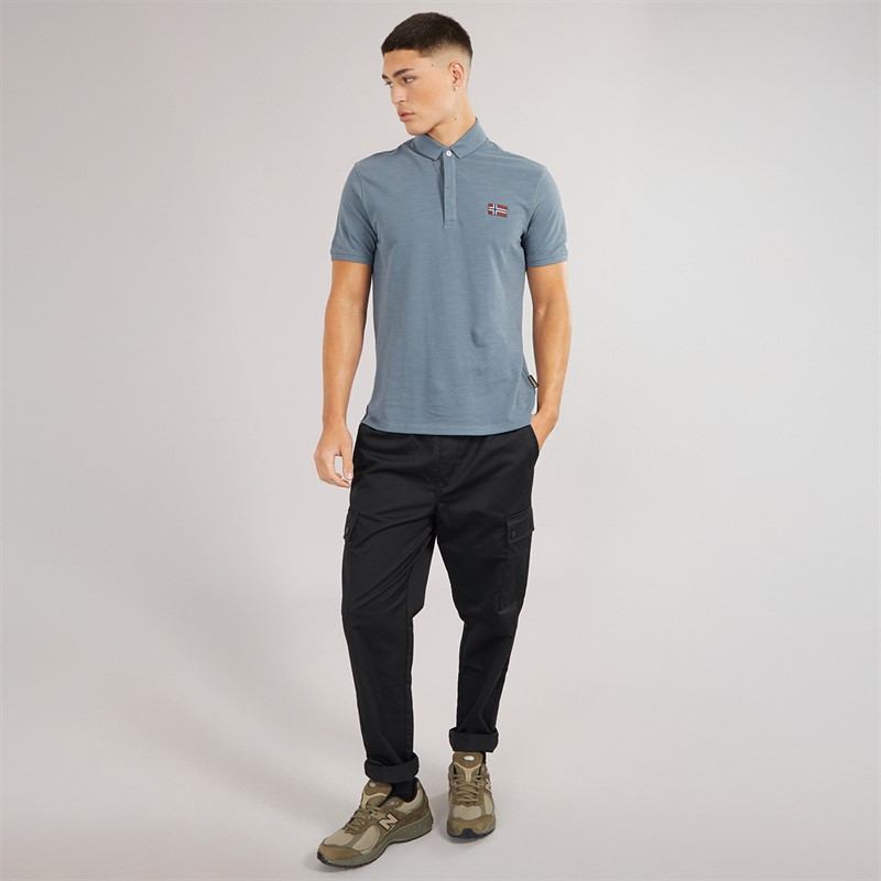 Napapijri Mens Ebea 2 Polo Shirt Stormy Weat
