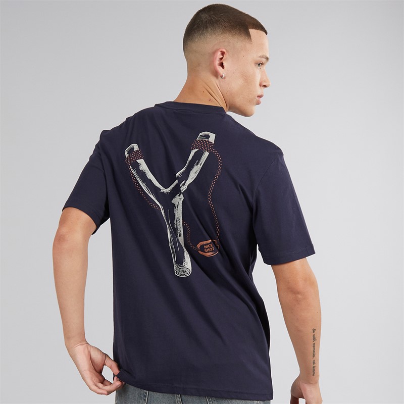 Napapijri Mens Yukis T-Shirt Blue Marine